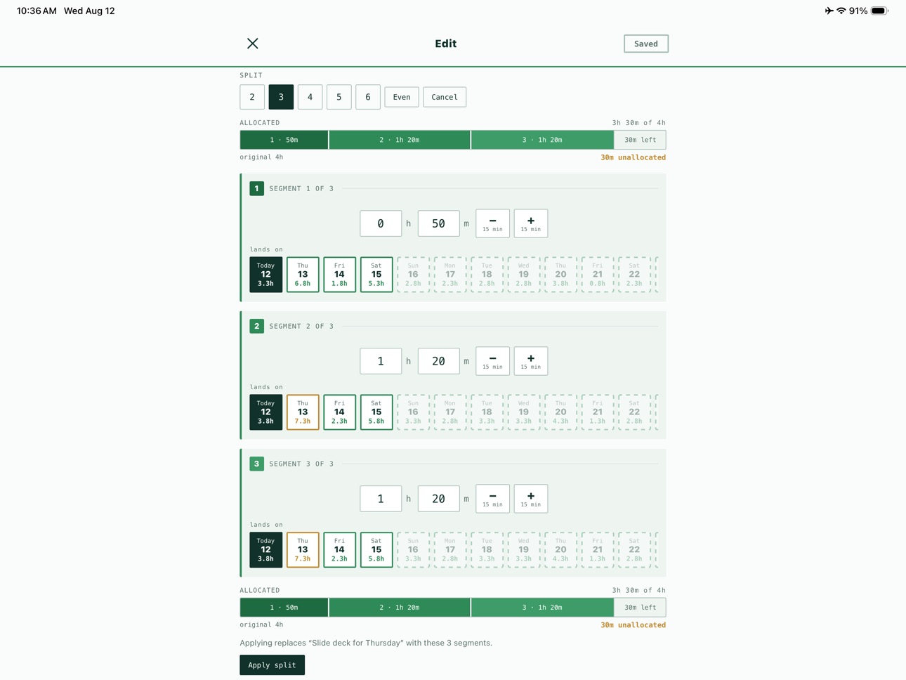 Screenshot 11 of Waves - Workload Management