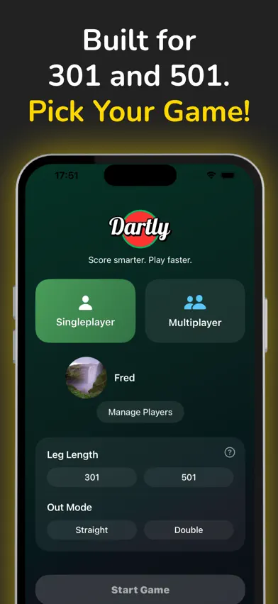 Dart Counter - Dartly screenshot 2