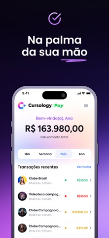 Cursology pay screenshot