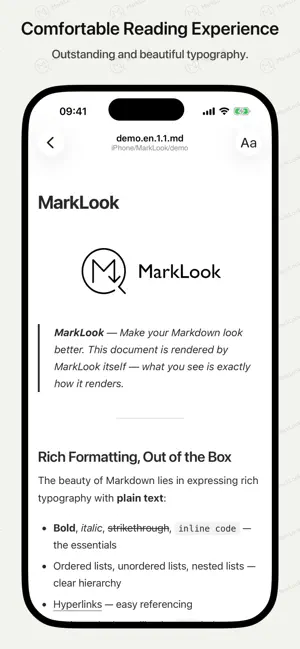 MarkLook - Markdown Reader screenshot 2