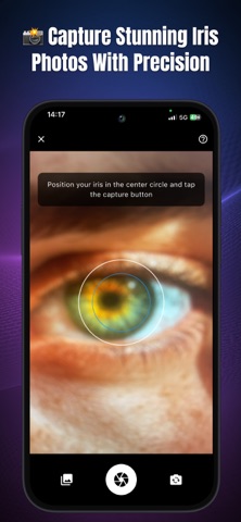 Irispic: Eye Art Photo Editor iPhone screenshot