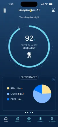 Tempur® Sleeptracker-AI®のスクリーンショット（2/4）