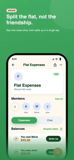 Olik Split: Split Bills & Tabs screenshot 2