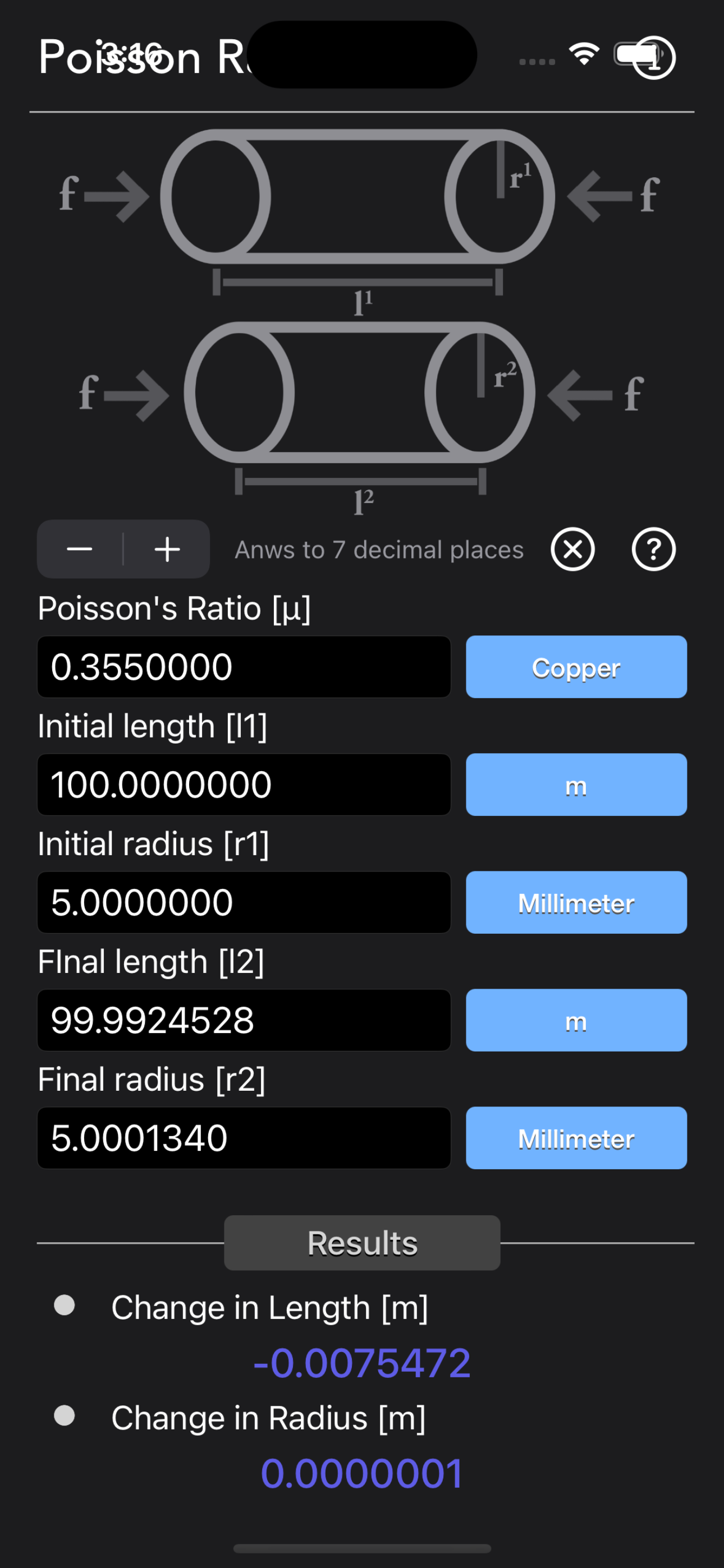 Poisson Ratio Calculator