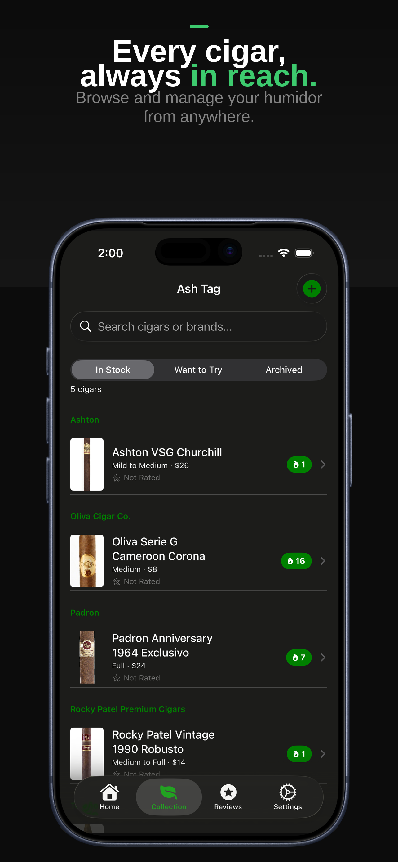 Ash Tag - AI Cigar Collection screenshot 3