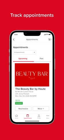 The Beauty Bar by Haute iPhone screenshot