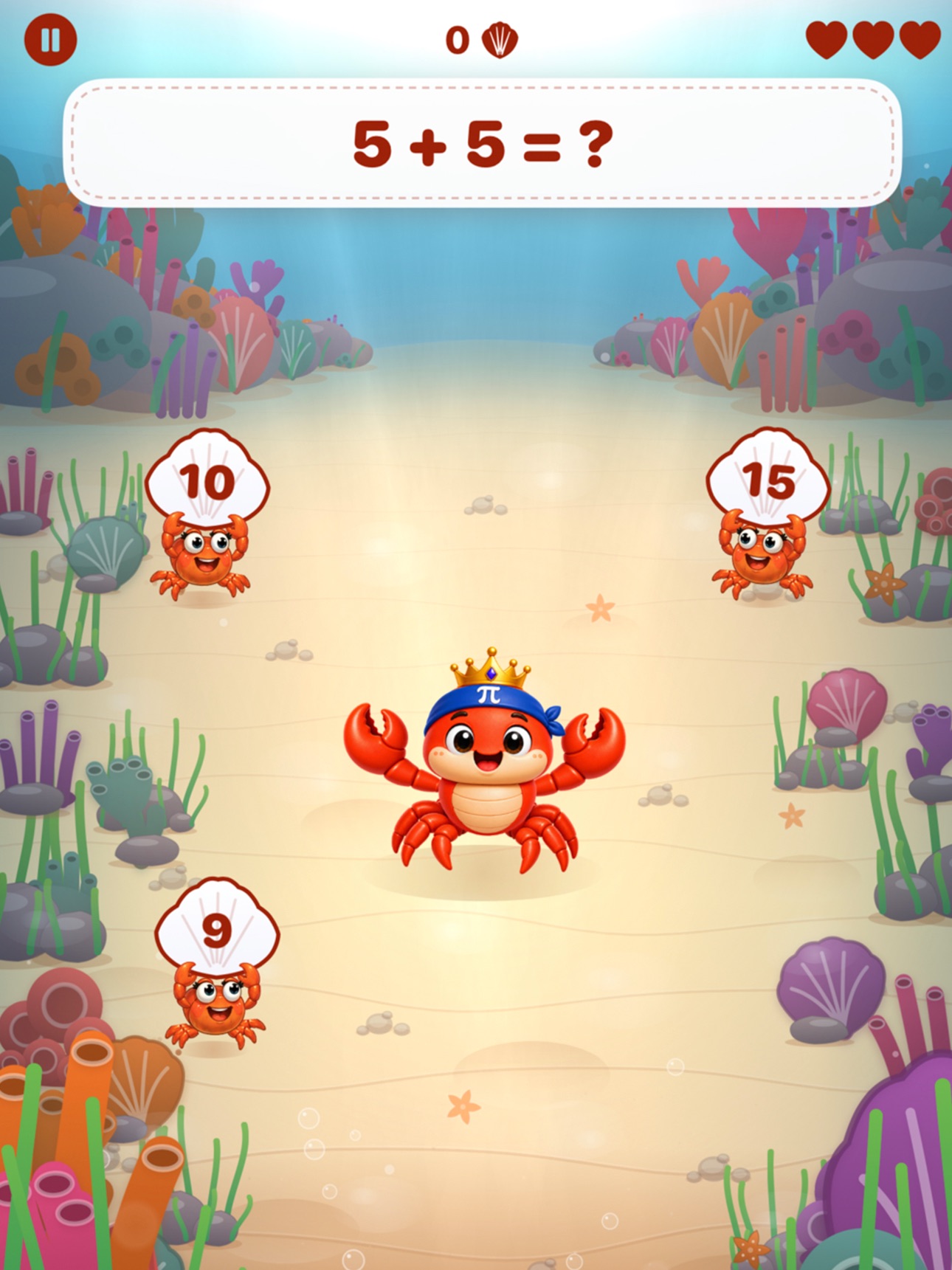 Screenshot 4 of King Crab: Math Challenge