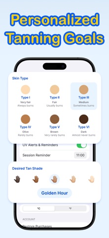 TanPro: Safe Sun & UV Tracker Screenshot 5 of 5
