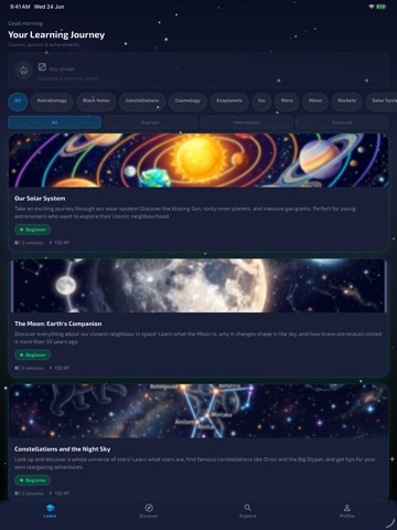 Astrophy: Astronomy Made Fun iPad screenshot