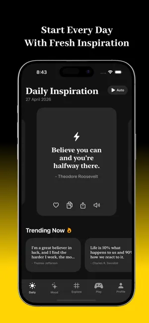 Motivational Quotes Daily- screenshot 1