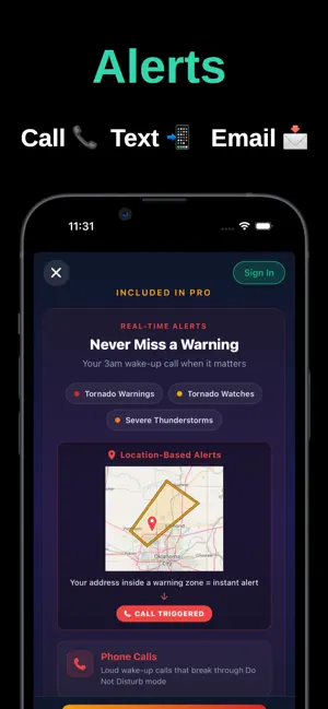 Tornado Tracker by TornadoPath iPhone screenshot 3
