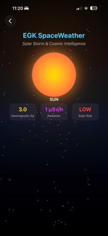 EGK SpaceWeather screenshot