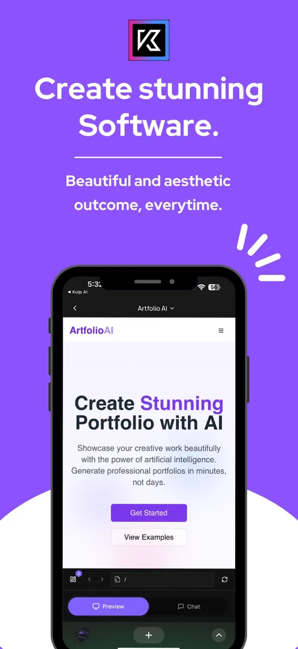#6. Kulp.AI - Software in Seconds (iOS) Ved: Kulp Labs Private Limited