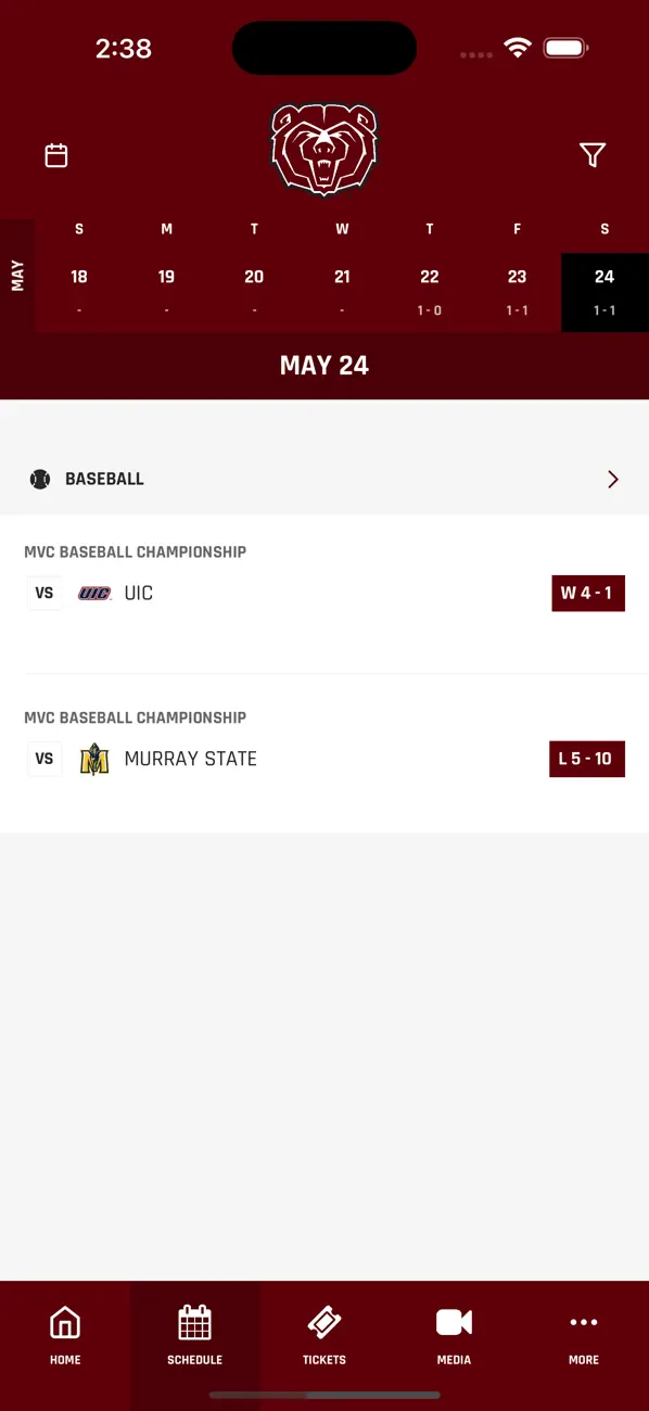 Screenshot #2 pour Missouri State Bears Athletics