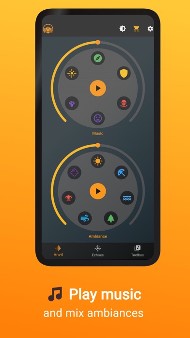 Screenshot #1 pour Audio Forge: RPG Soundboard