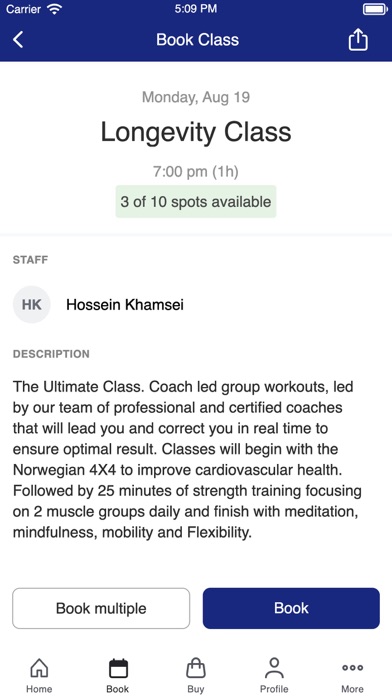 Telomere Fitness Screenshot