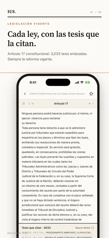 IUS - Tesis y leyes de México screenshot 7 of 8