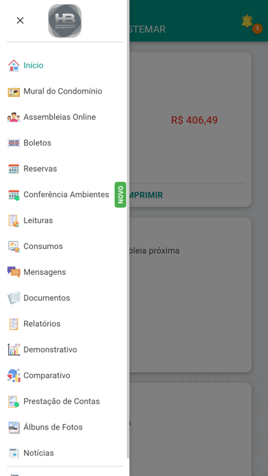 HB Condomínios Screenshot