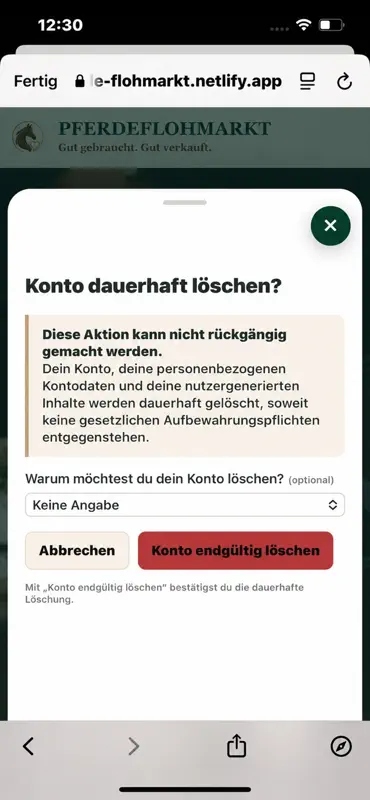 Pferdeflohmarkt screenshot 7 of 10