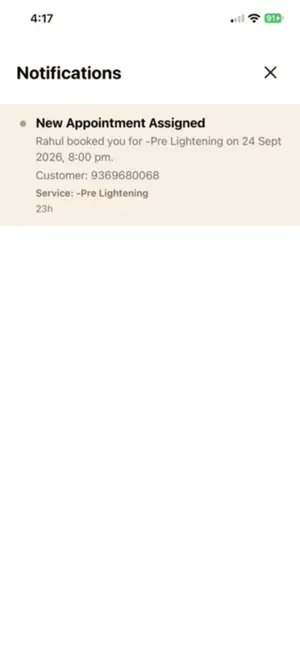 Monsoon Salon Partner screenshot 3