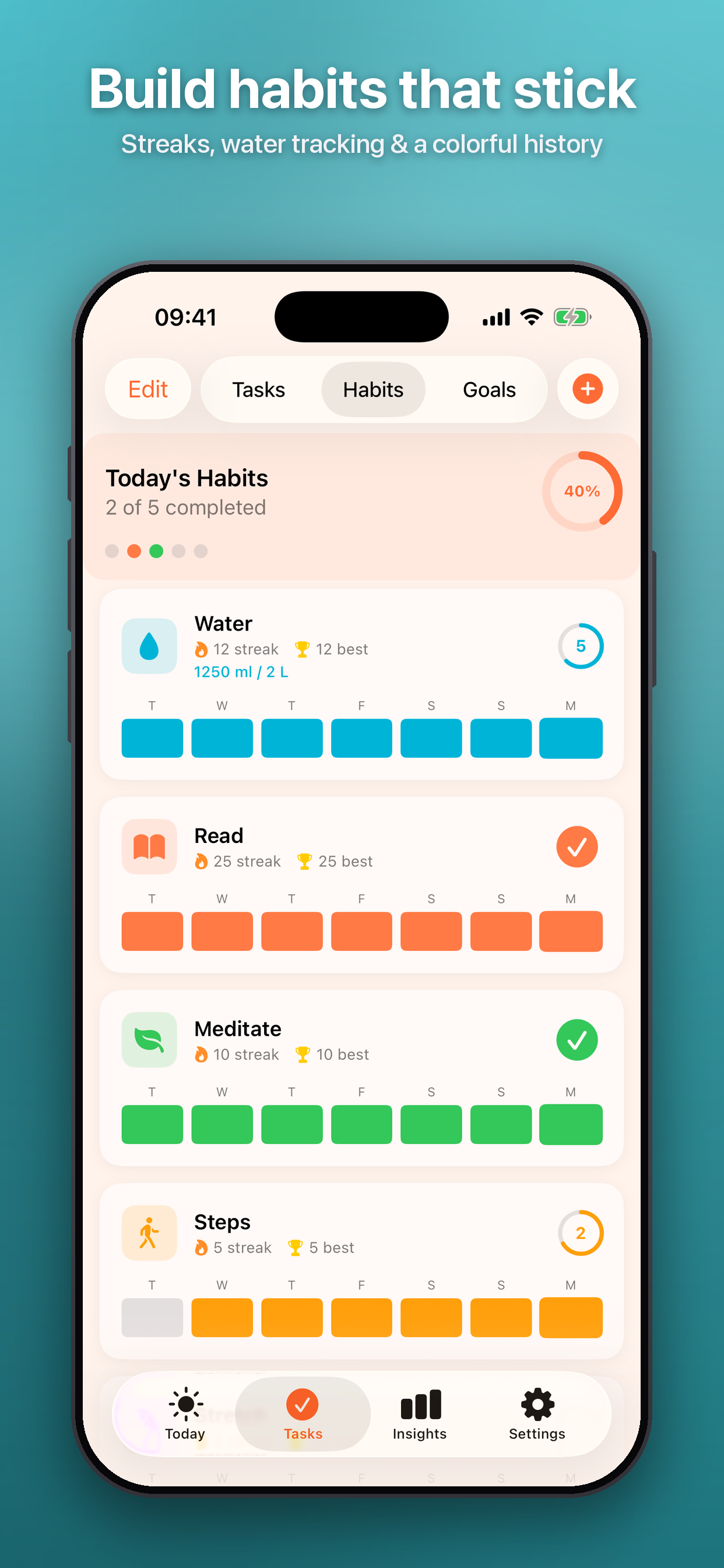 Peblo: Daily Planner & Habits screenshot 3