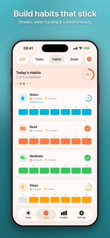 Peblo: Daily Planner & Habits screenshot