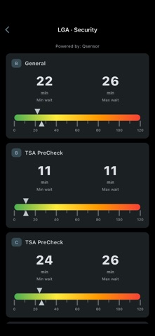 LaGuardia Airport Flight Info iPhone screenshot
