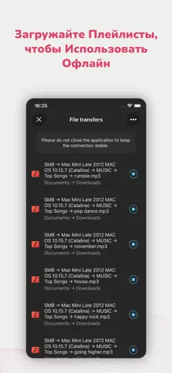 Скриншот Evermusic Pro: оффлайн плеер на iPhone 5