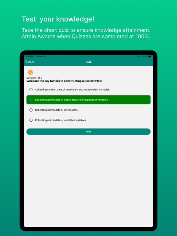 Lean Scatter Plot Rpt iPad screenshot 9 - Productivity app