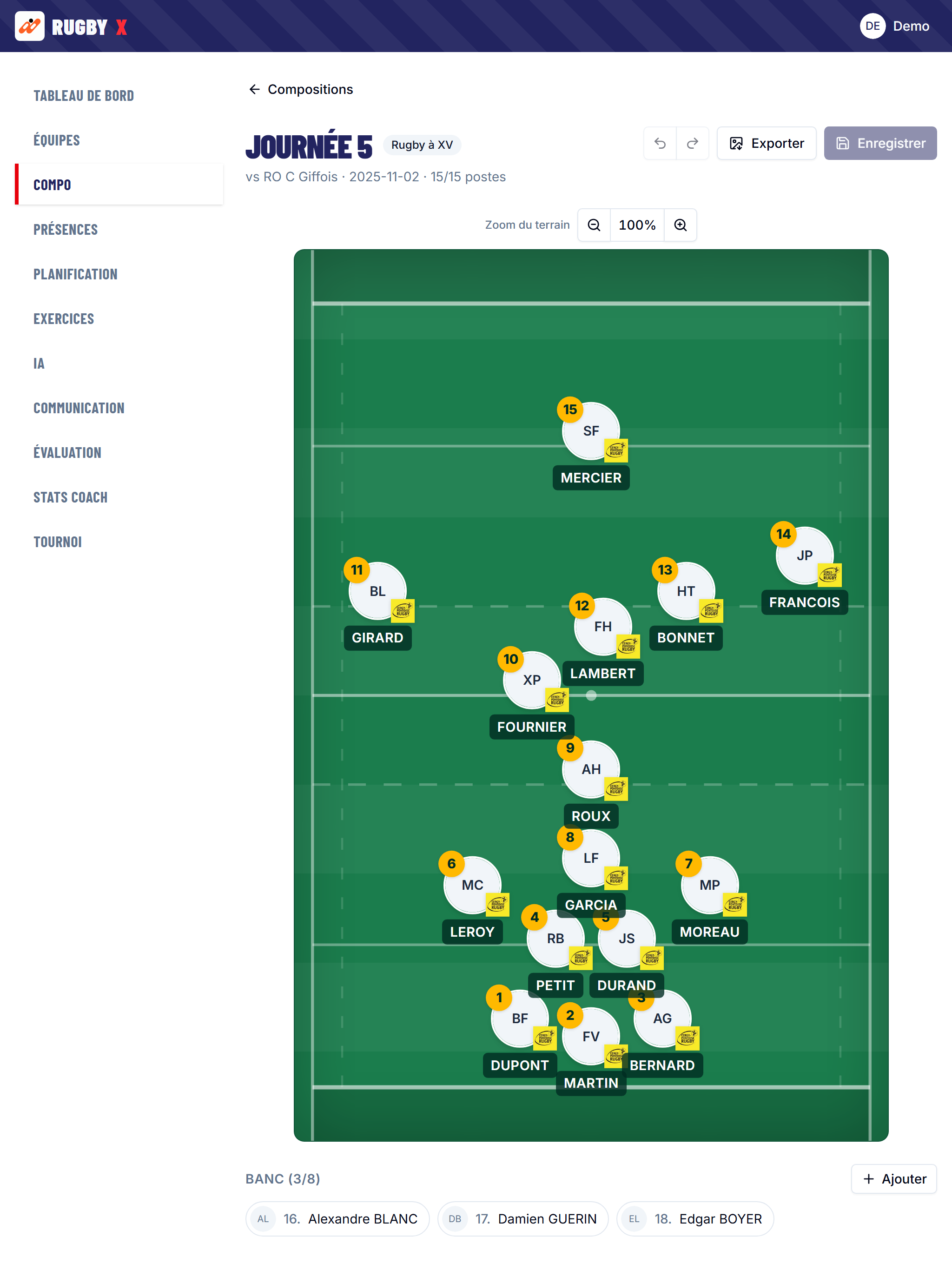 Rugbyx screenshot 6