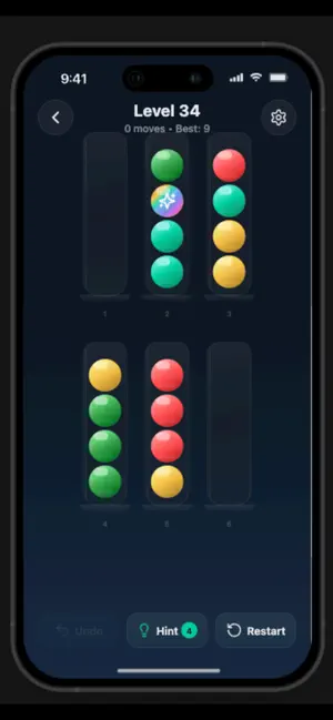 Color Sort Zen screenshot 3