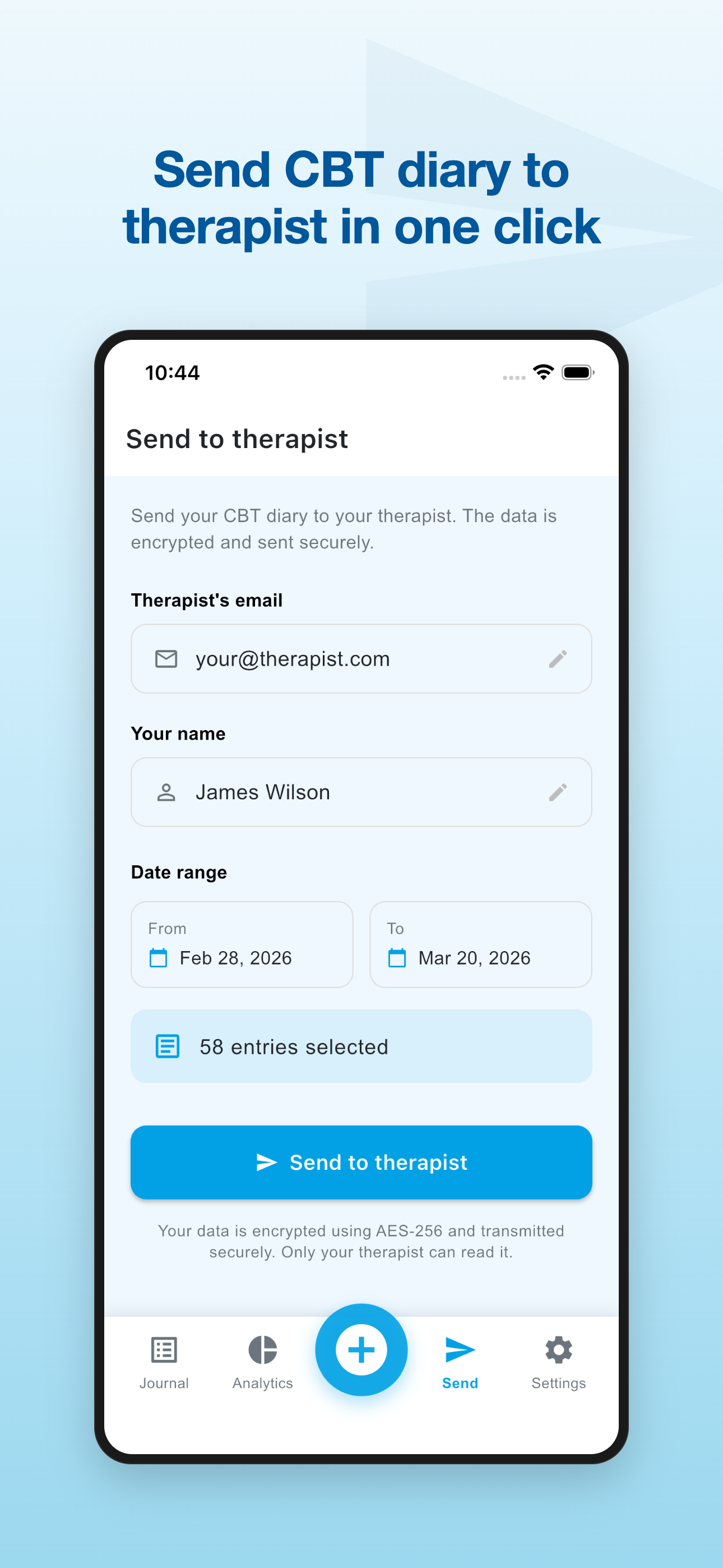 Mentalium: Voice CBT Diary screenshot 5