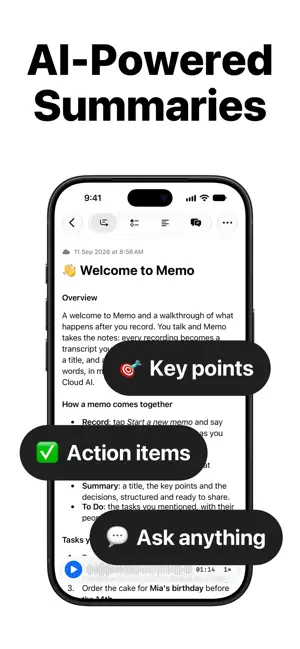 Memo - Transcribe Voice Notes screenshot 3