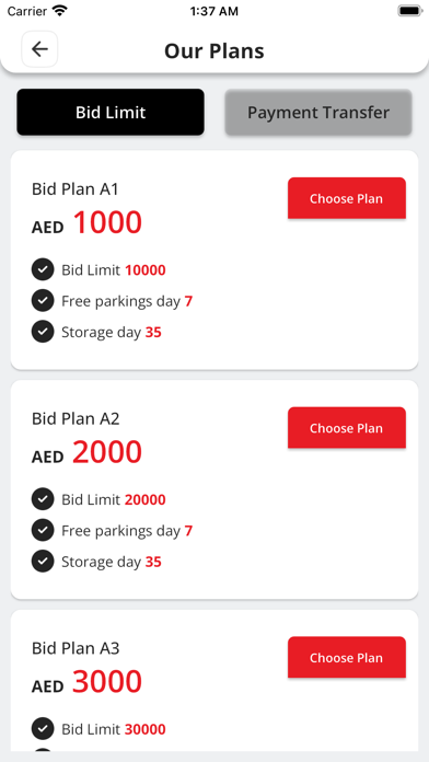 Al Qaryah Auction Screenshot