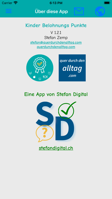 Familien Belohnungs Punkte Screenshot