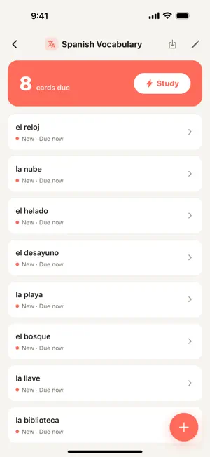 Flashy — Simple flashcards screenshot 4