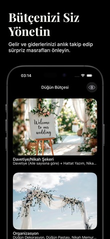 Düğün Listem iPhone screenshot