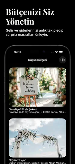 Düğün Listem iPhone Ekran Görüntüsü 2