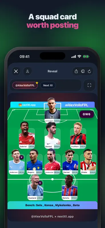 NextXI: FPL Transfer Planner screenshot 9 of 10