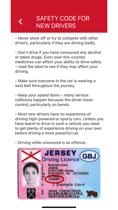 Screenshot #3 pour Jersey Theory Test Manual