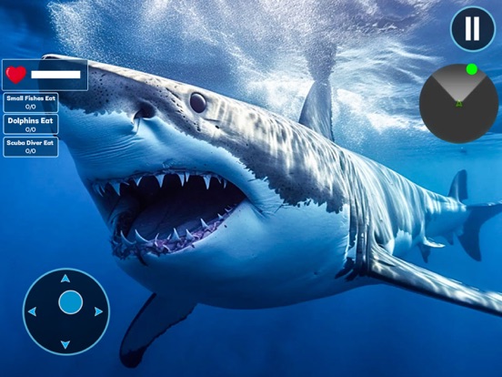 Angry Shark Hunt: サメ ゲームのおすすめ画像2