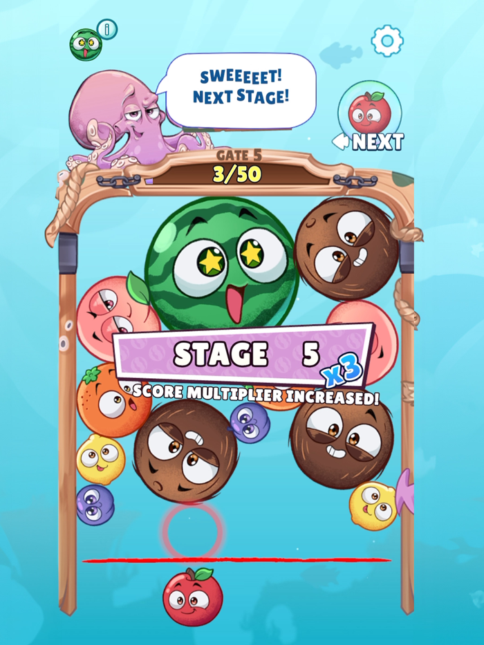 Underwatermelon Fruit Merge