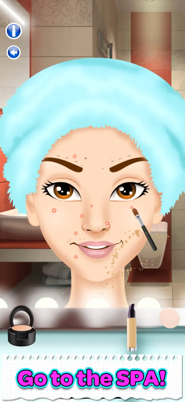 Screenshot #2 pour Back To School: Makeup Games