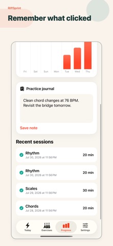 Guitar Practice: RiffSprint Screenshot 6 of 9