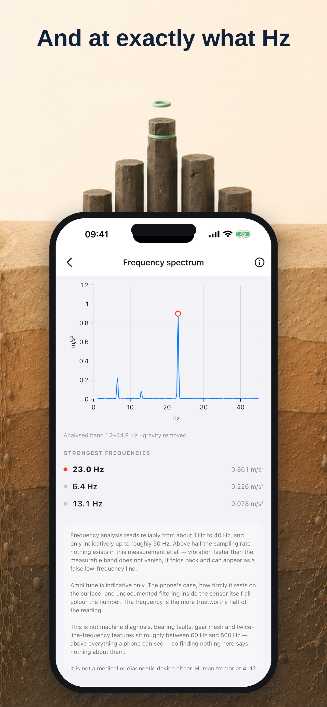Pocket Seismograph: Vibration screenshot 2