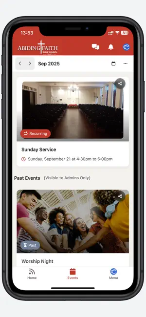 Abiding Faith Bible Church screenshot 2