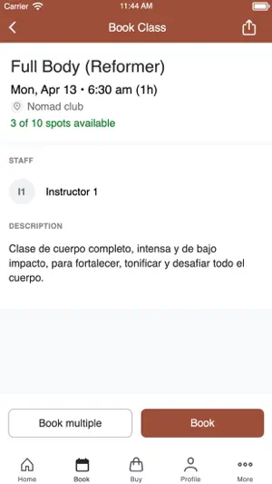 The Nomad Club Pilates Madrid screenshot 3