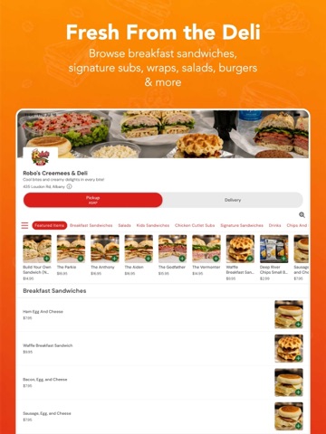 Robo's Creemees & Deli iPad screenshot