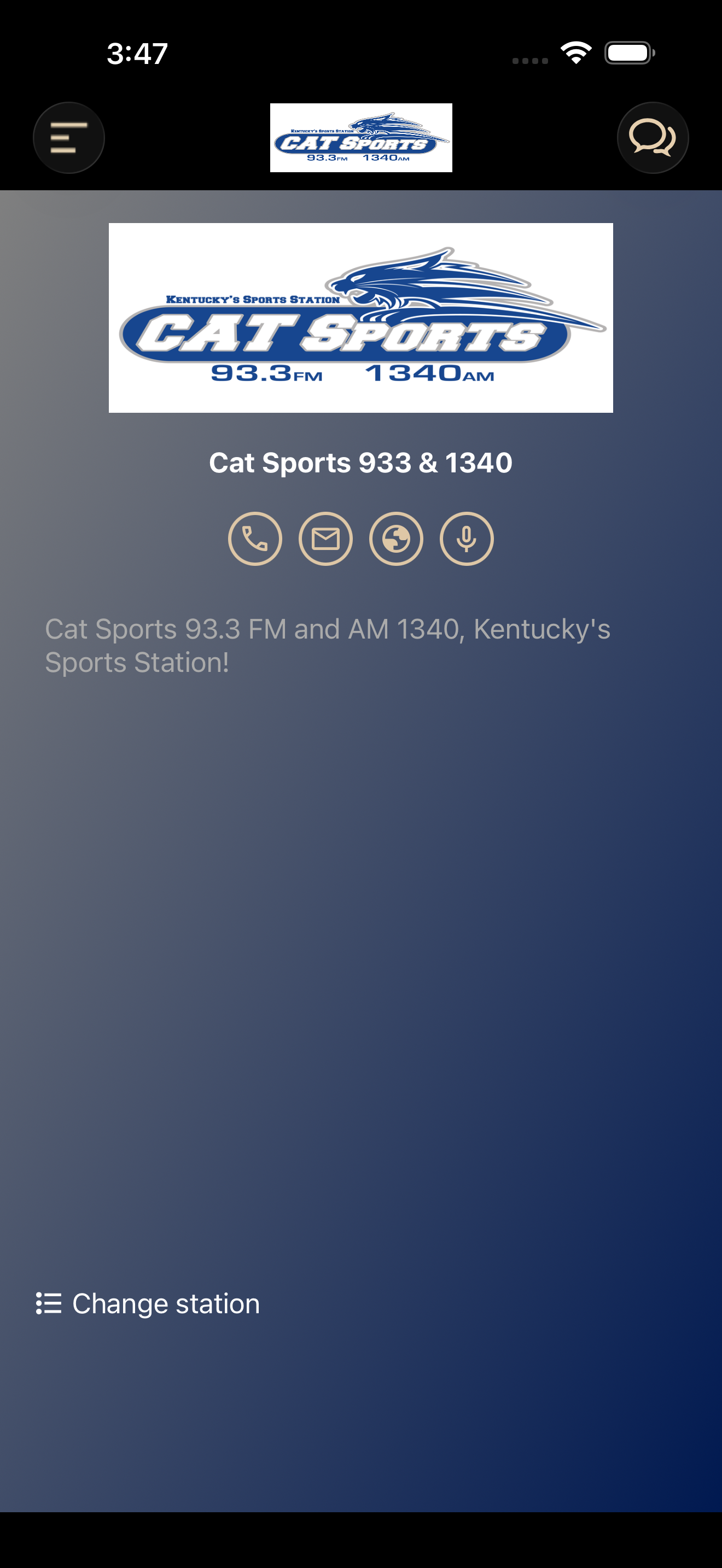 Cat Sports 933 & 1340 screenshot 3