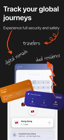 Country Tracker : Visa & Tax screenshot